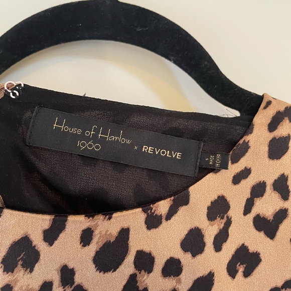 House of Harlow Leopard Mini Dress Revolve - Picture 5 of 6